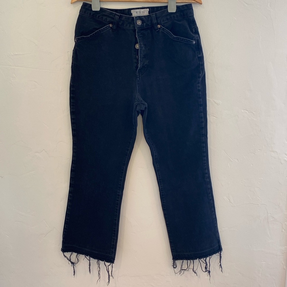 Free People WE THE FREE Button Fly, Frayed Hem, Size 29